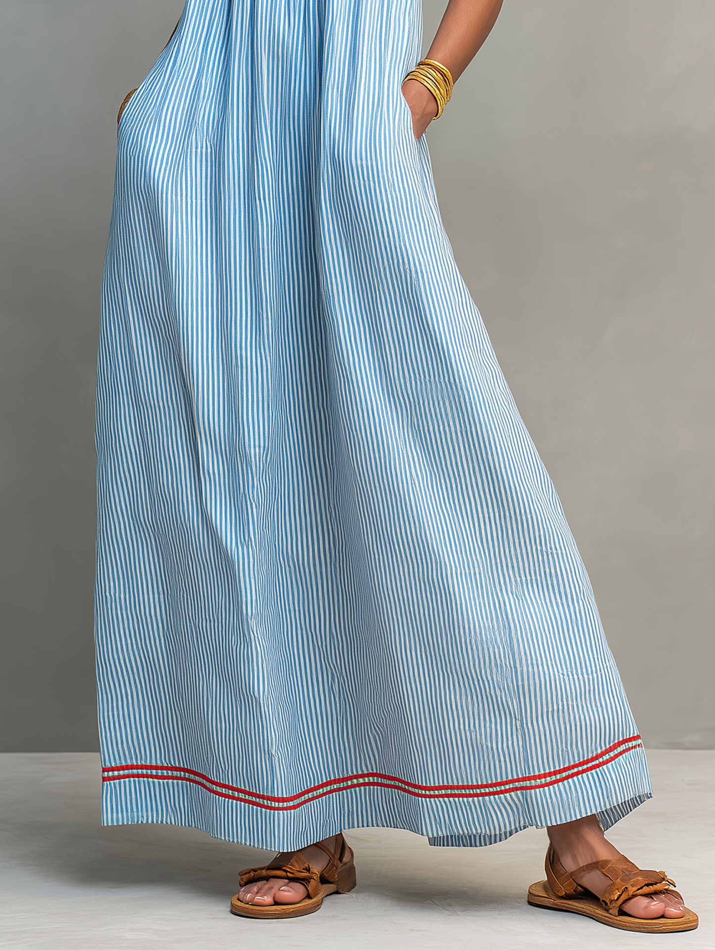 Ana | Vestido Maxi Minimalista.
