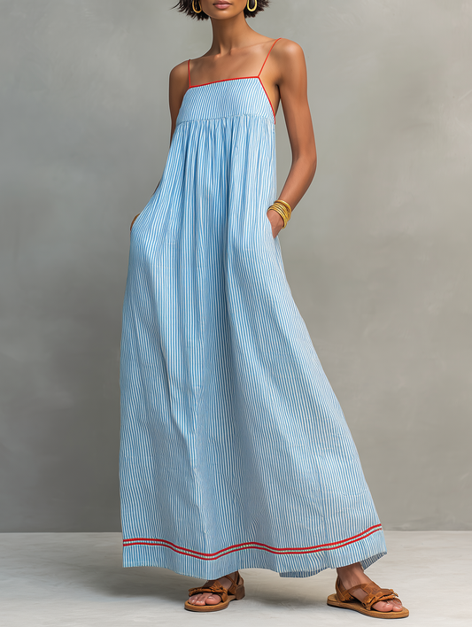 Ana | Vestido Maxi Minimalista.