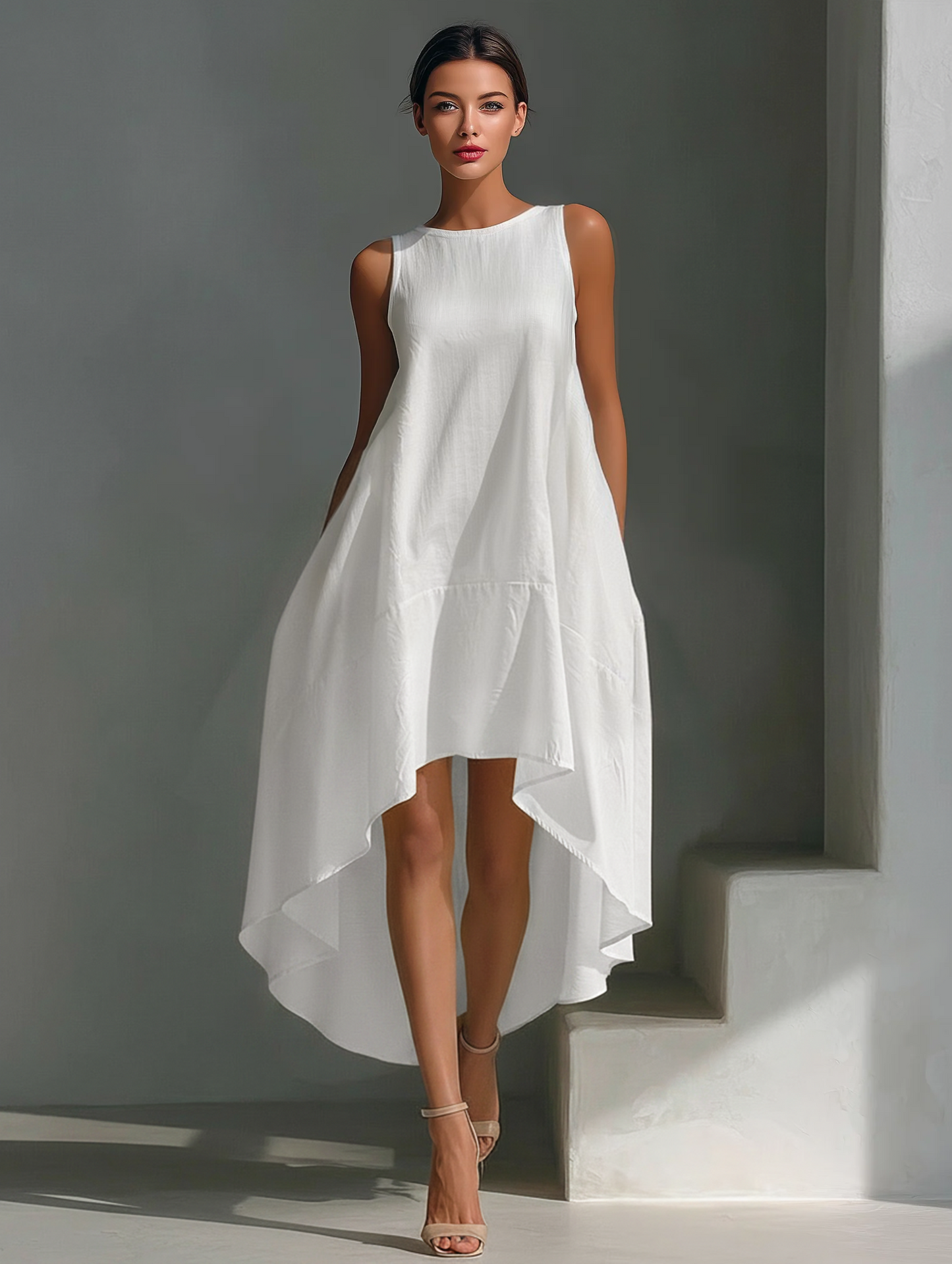 Andrea | Vestido Midi Sin Mangas