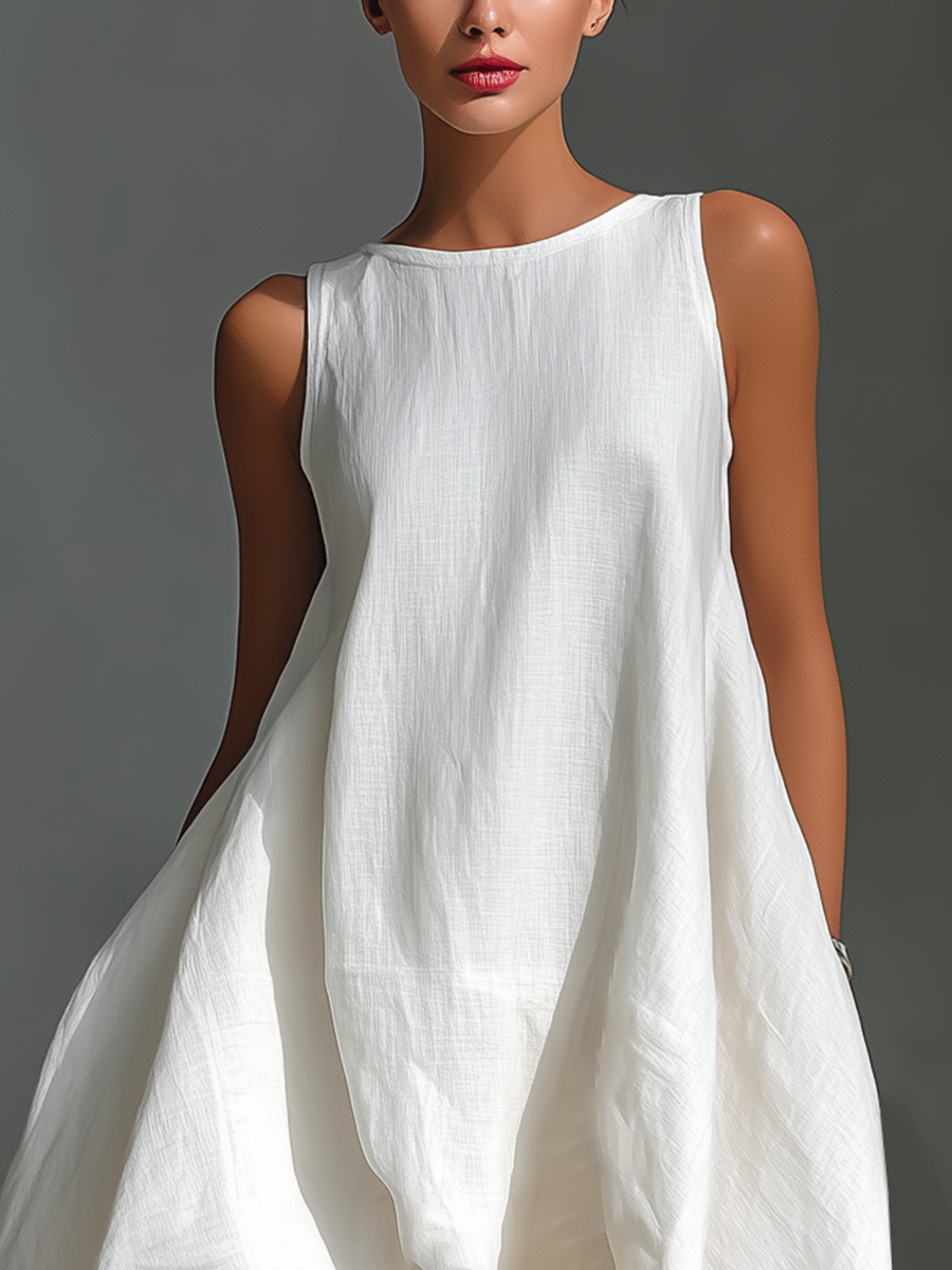 Andrea | Vestido Midi Sin Mangas
