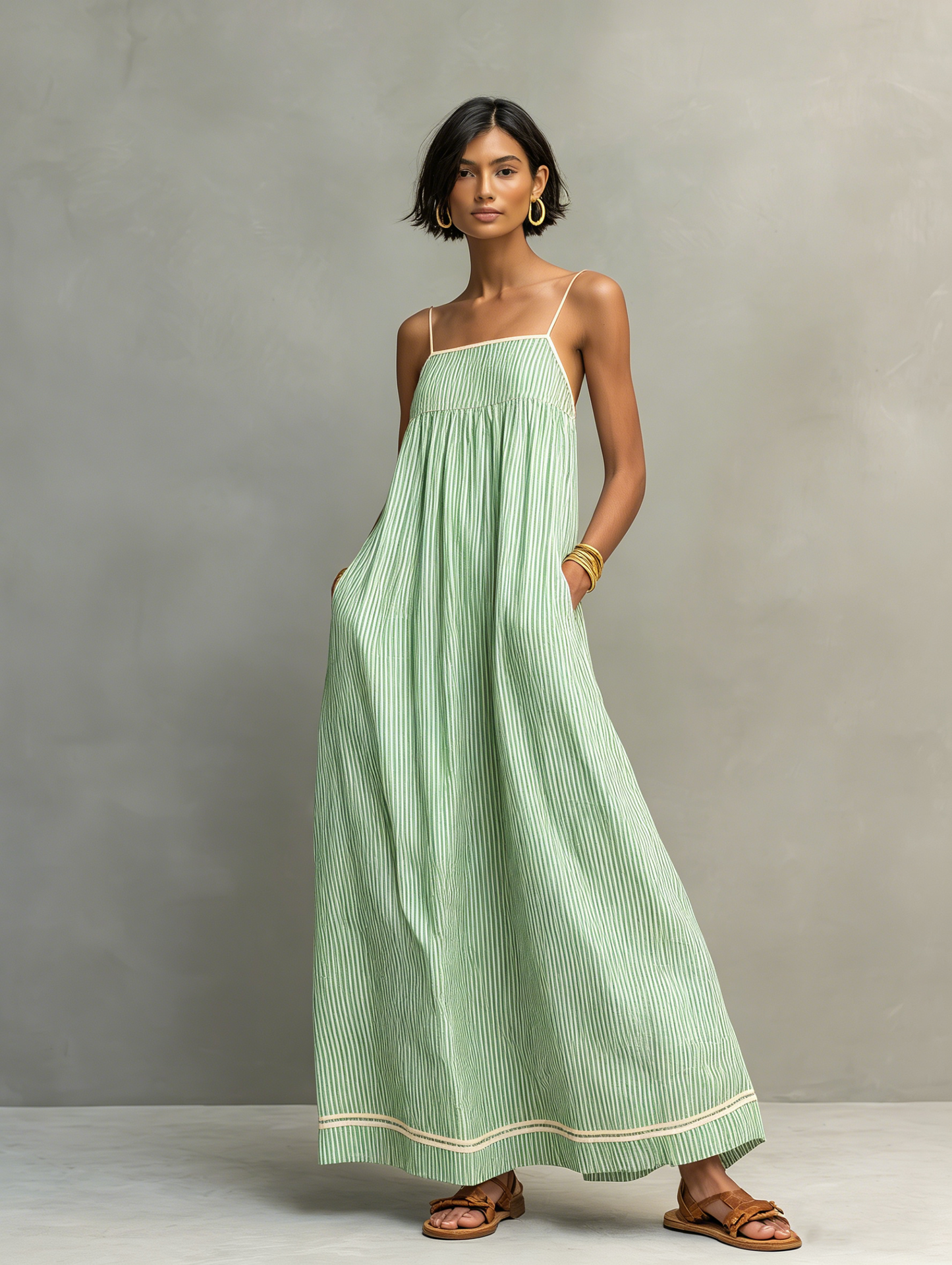 Ana | Vestido Maxi Minimalista.