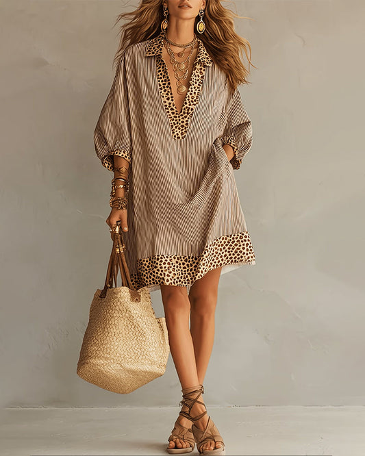 Diana | Vestido de Estampado Leopardo