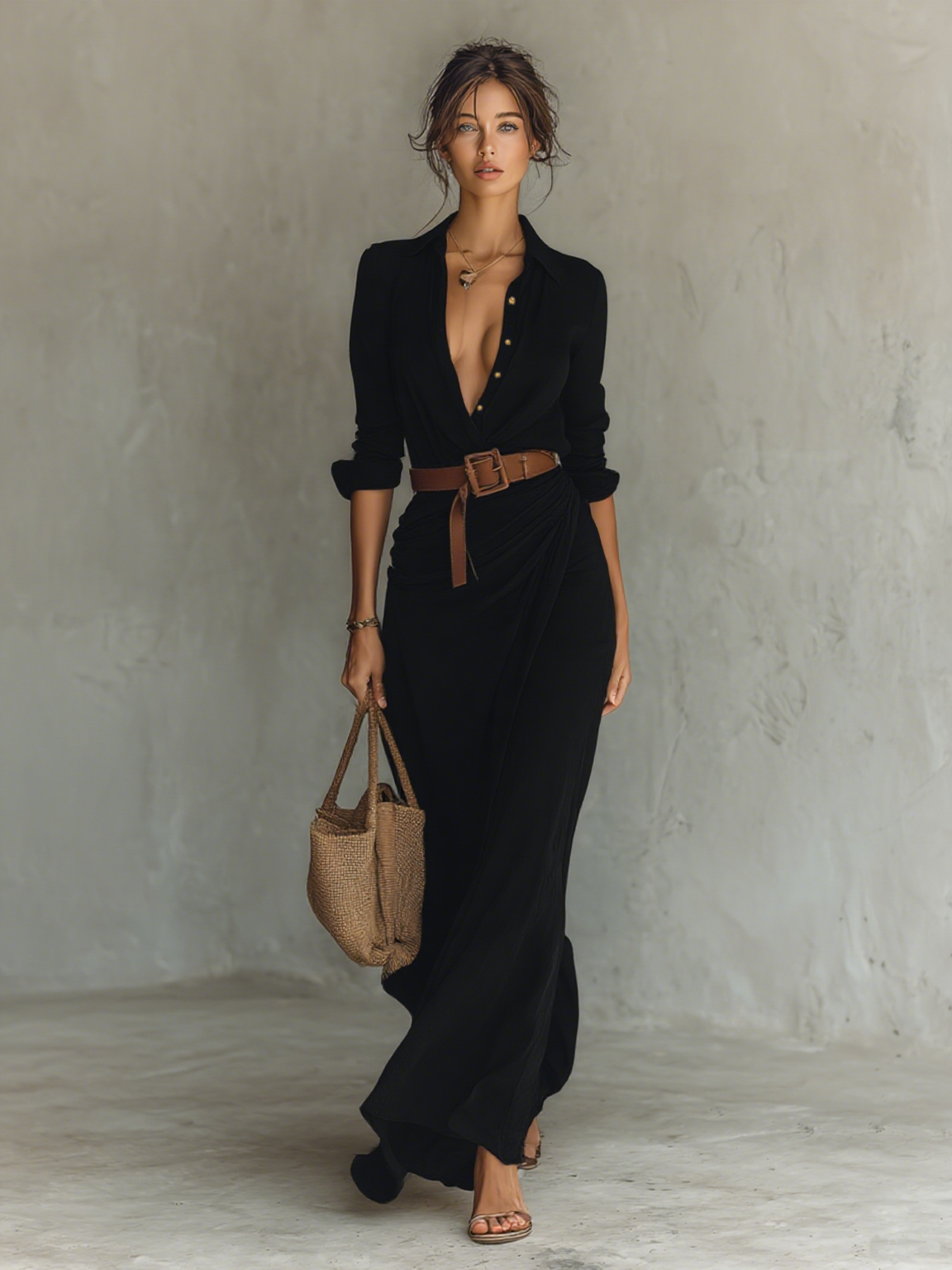 Lara | Vestido maxi elegante