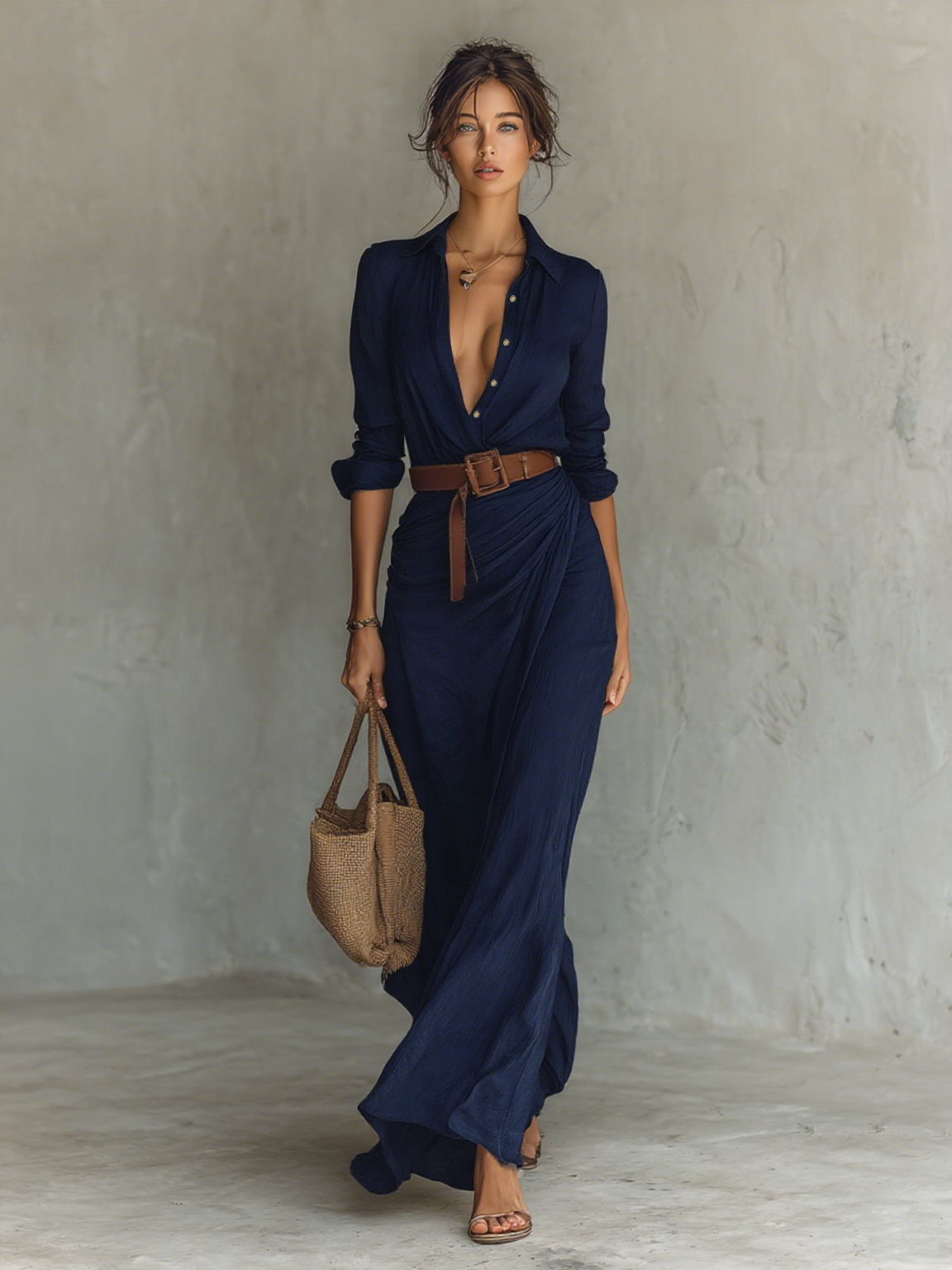 Lara | Vestido maxi elegante