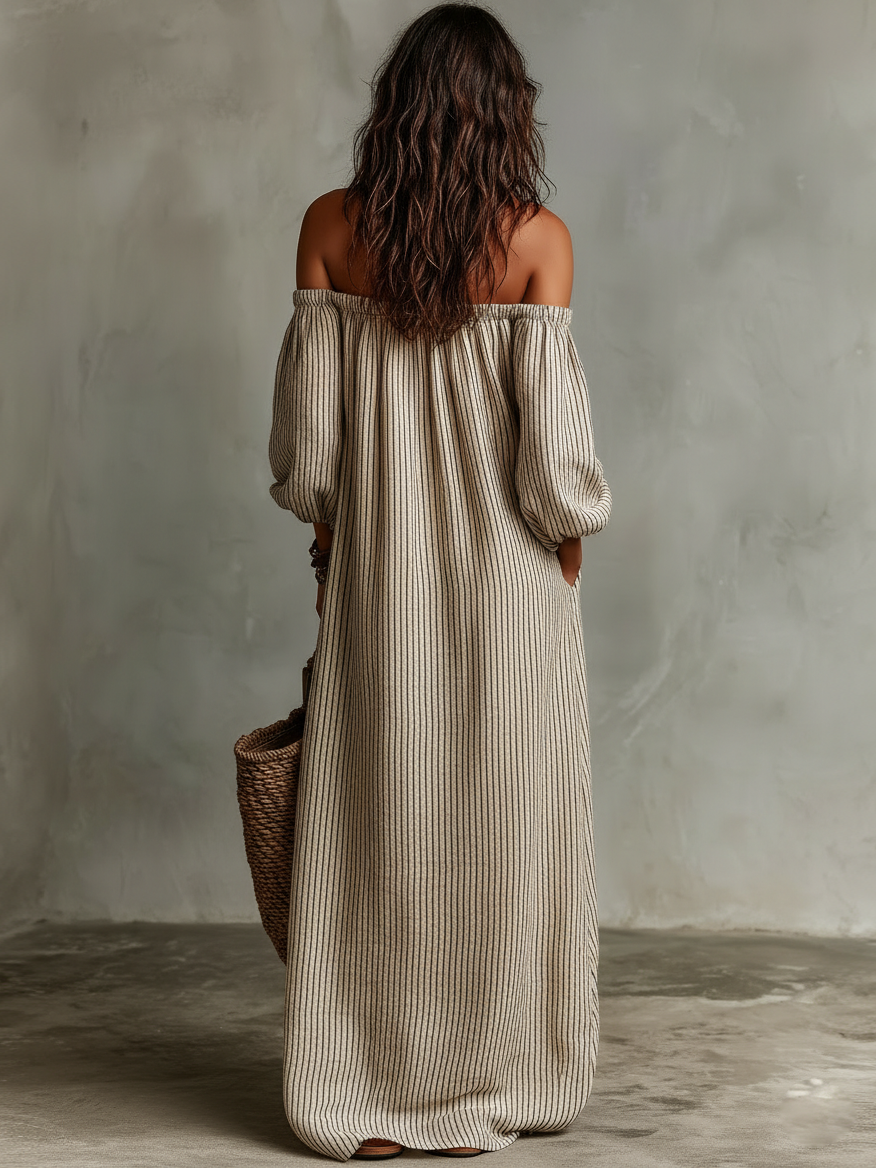 Petra | Vestido maxi minimalista