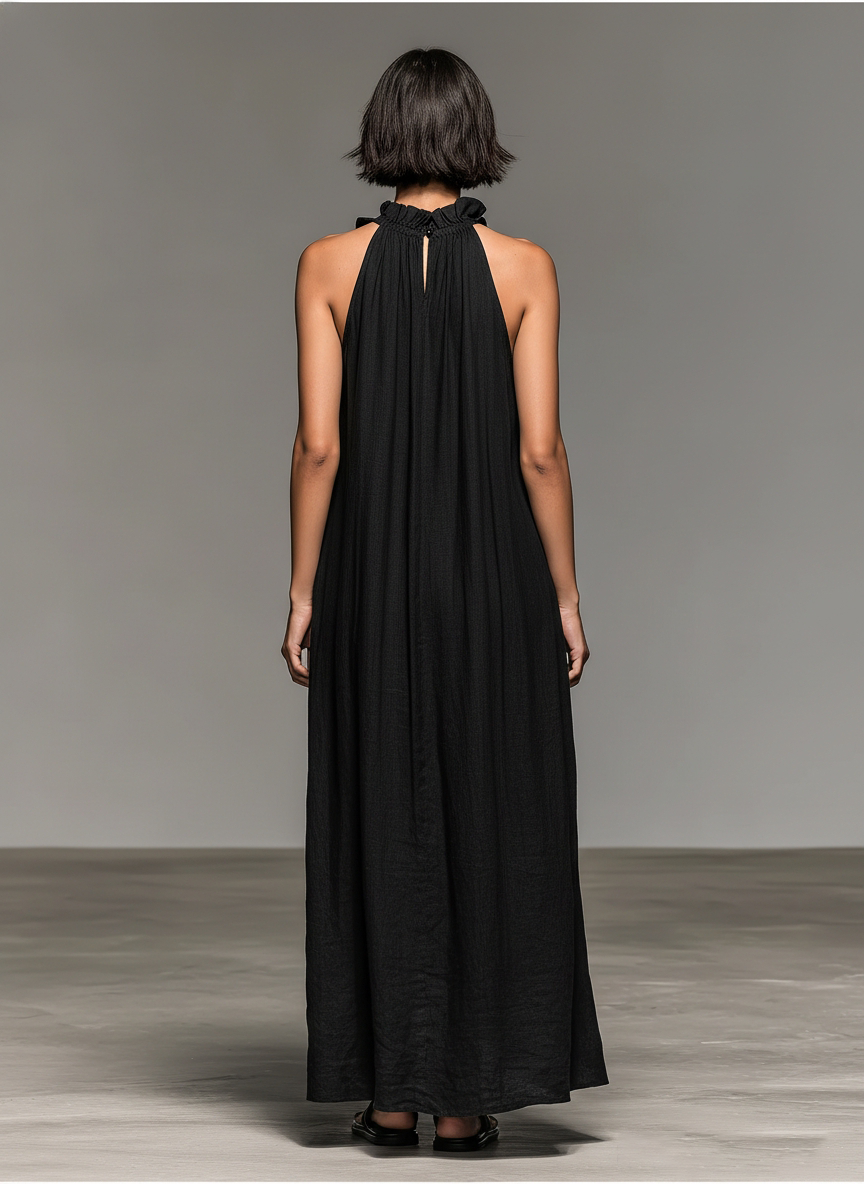 Inés | Vestido Maxi de Volantes