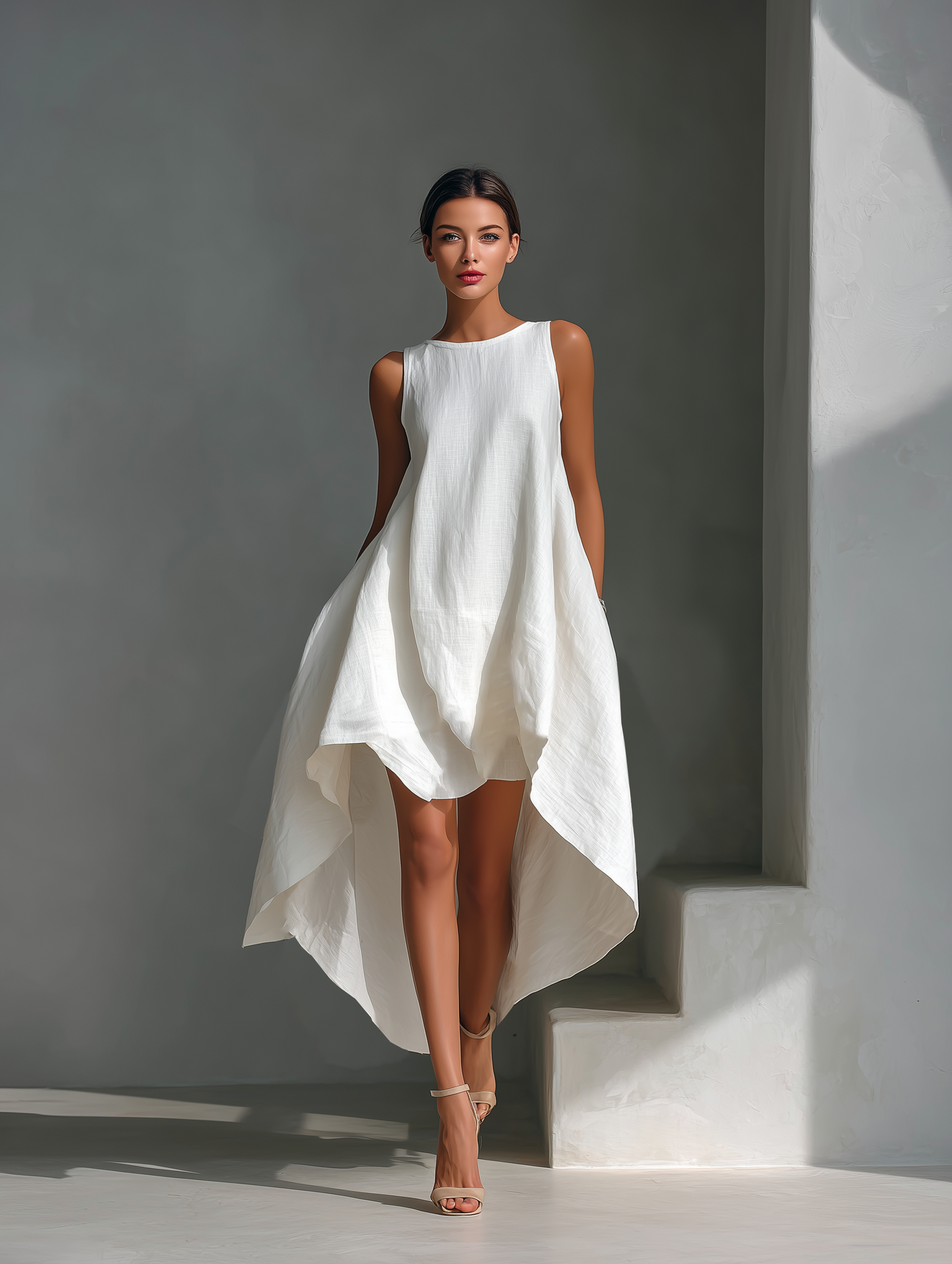 Andrea | Vestido Midi Sin Mangas