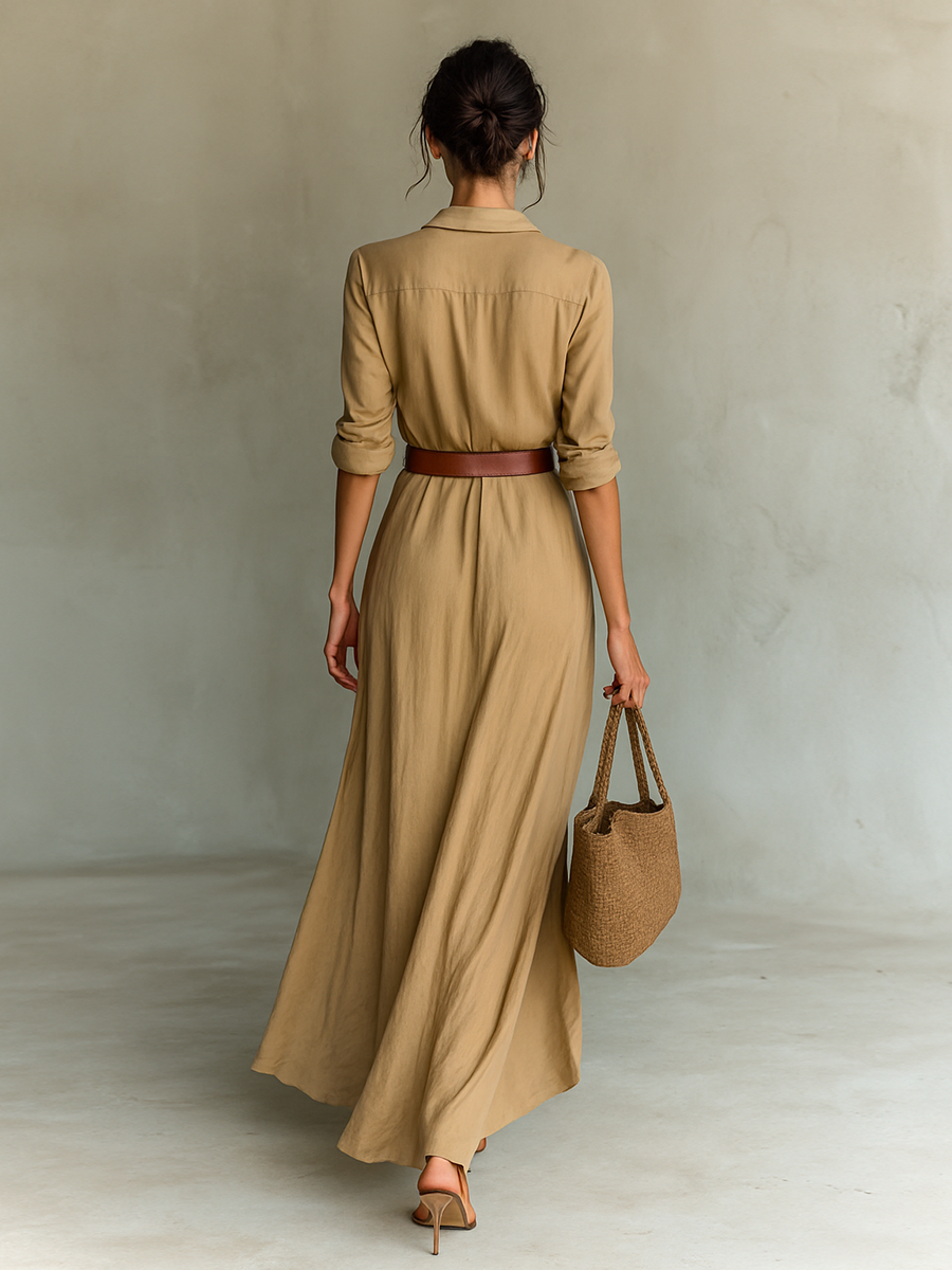 Lara | Vestido maxi elegante